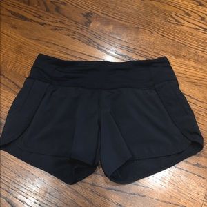 Lululemon speed up shorts 4" black